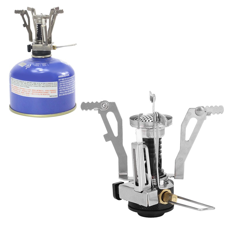 Portable Mini Stove Foldable Outdoor Survival Integrated Furnace Burners for