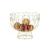 Present Time Wired Fruit Bowl, Gold, 26 x 28 cm,