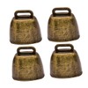 Levemolo DIY Farming Accessories 4pcs Cattle Bells Motif Sheep Bell