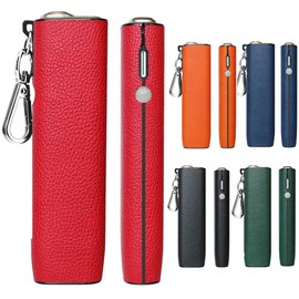 MOICUU Compatible Case, Ilma-One Compatible Case, Ilma iOne Case Compatible with IQOS Compatible with IQOS IQOS Case, Key Holder, PU Leather, Cover for Iluma iOne (Case Only), red, Casual