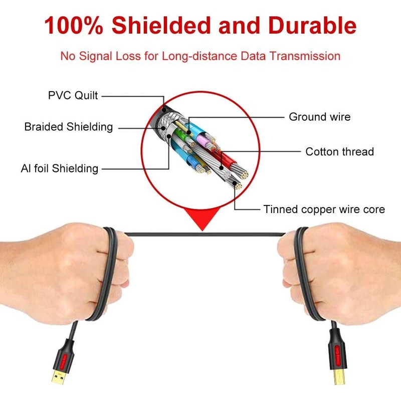 Yeung Qee USB 3.0 Cable A Male to B Male