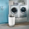 Stainless Steel Laundry Bin & Hamper | 46L Ventilated Stainless