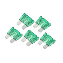 TUCKBOLD 5pcs Blade Style Fuses 30A Blade Style Fuses for Car Boat Green Automotive Parts