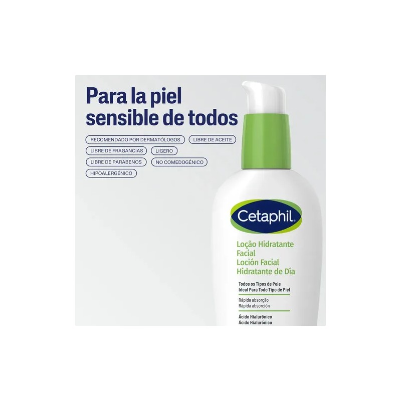 Cetaphil Loción Facial Día Ácido Hialurónico Todo Tipo De Piel