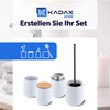 KADAX Cosmetics Tin, Ceramic Storage Tin, Cotton Wool Box with