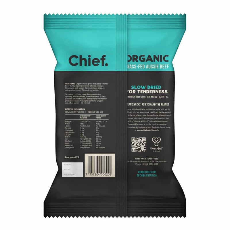 Chief Biltong - Traditional Beef, 90g