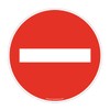 AUA SIGNALETIQUE - Circular sign made of PVC, 1.5 mm