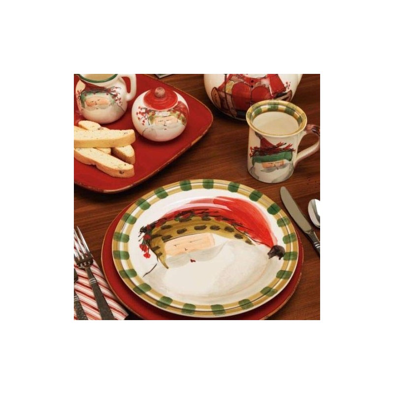 Vietri Old St. Nick Mug - Green Hat