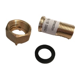 DAE C-50NL 1pcs 1/2" Lead Free Water Meter Coupling, 1/2" Male NPT, 3/4" Female NPSM