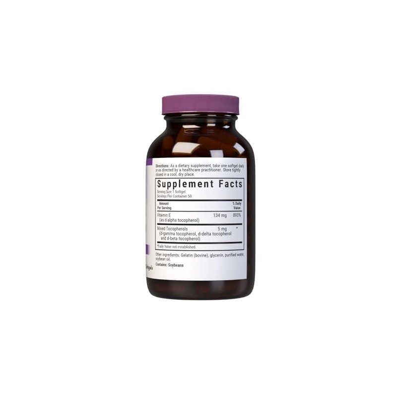 BlueBonnet Vitamin E 200 IU Mixed Softgels, 50 Count