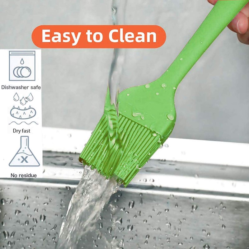 Ortarco Silicone Basting Pastry Brush for Baking Cooking Bbq Grill