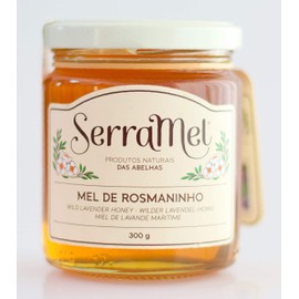 SerraMel - Wild Lavender Honey - 100% Biologic - Mel de Rosmaninho - Product of Portugal - 300g
