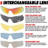 ITSCOOL Polarized Sports Sunglasses with 5 Interchangeable Lenses for Men
