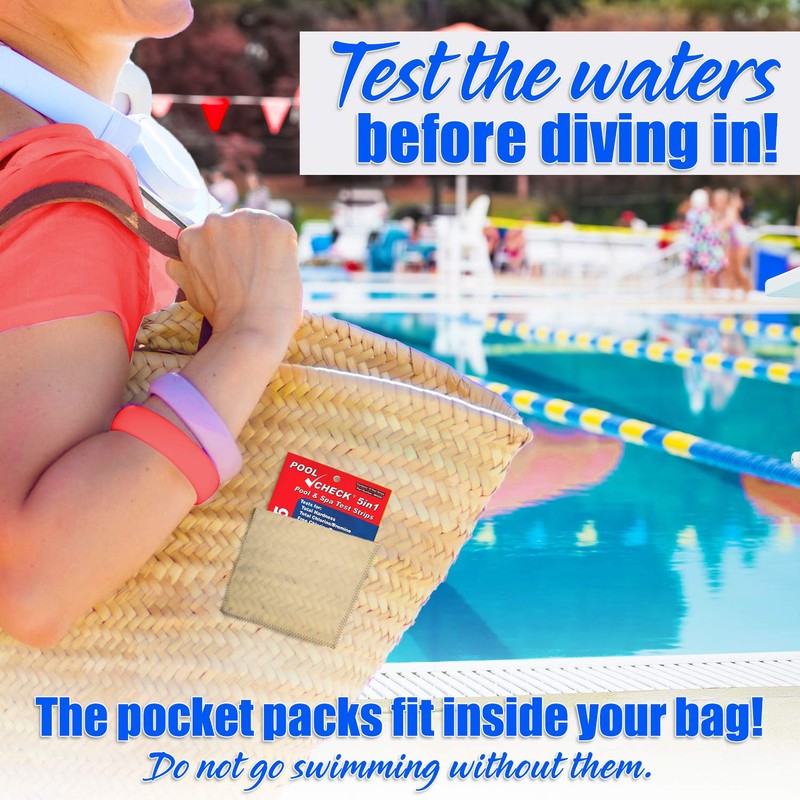Industrial Test Systems Pool Check 5in1 10 Individually Wrapped Test