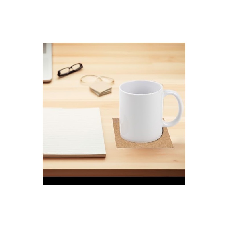 150 Pcs self Adhesive Cork Coasters Bulk,4"x 4" Coaster Bottoms