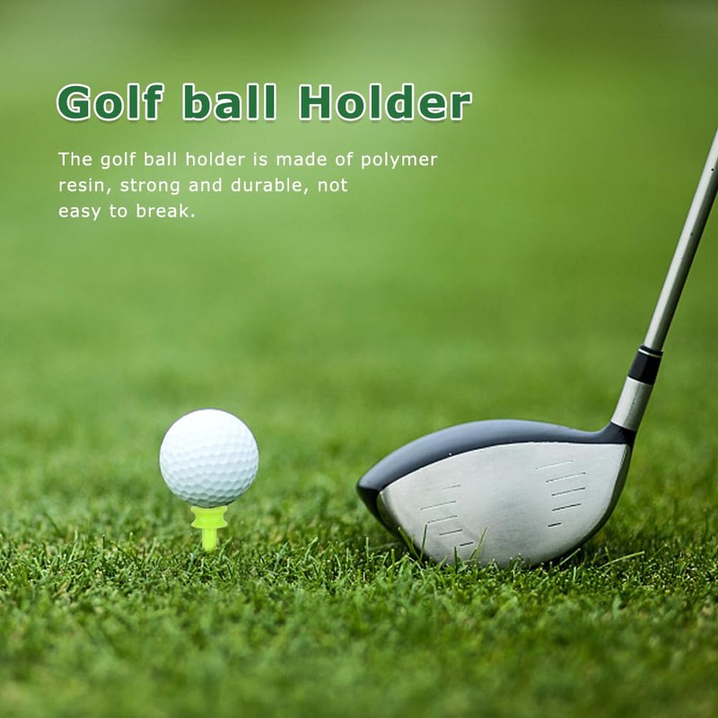 Munsesi 100pcs Golf Tees Plastic, 25mm Green Castle Golf Tees,