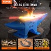 VEVOR Pro Horn Anvil, 30KG/66.1LBS Weight Steel Anvil Blacksmith Blacksmith