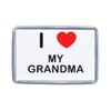 I Love My Grandma - Small Plastic Fridge Magnet