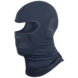 BRUBECK Balaclava for Men and Women, Ski Mask, Balaclava, Storm Cap, Face Mask, Wind Mask, Motorcycle Mask, Bicycle Mask, grey, L-XL