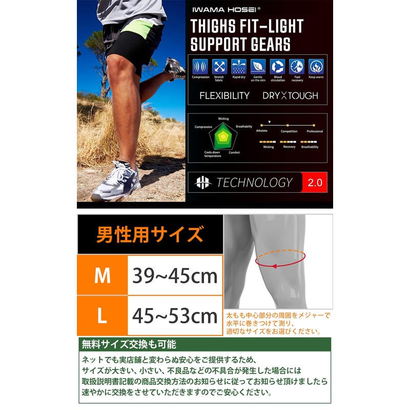 IWAMA HOSEI (Sewing Iwama) Thigh Supporter, Thigh Supporter, Thigh Supporter,
