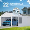 ADVANCE OUTDOOR Replacement Mesh Window Sidewall Tarp for 10/12x20 ft