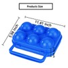 PANYTOW Portable Folding Plastic Egg Carrier Holder Storage Container for