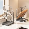 Pot Lid Holder, Pot Lid Organiser, Kitchen Shelf with Spoon