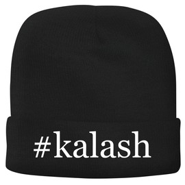 BH Cool Designs #Kalash - Men's Hashtag Soft & Comfortable Beanie Hat Cap, Black, One Size