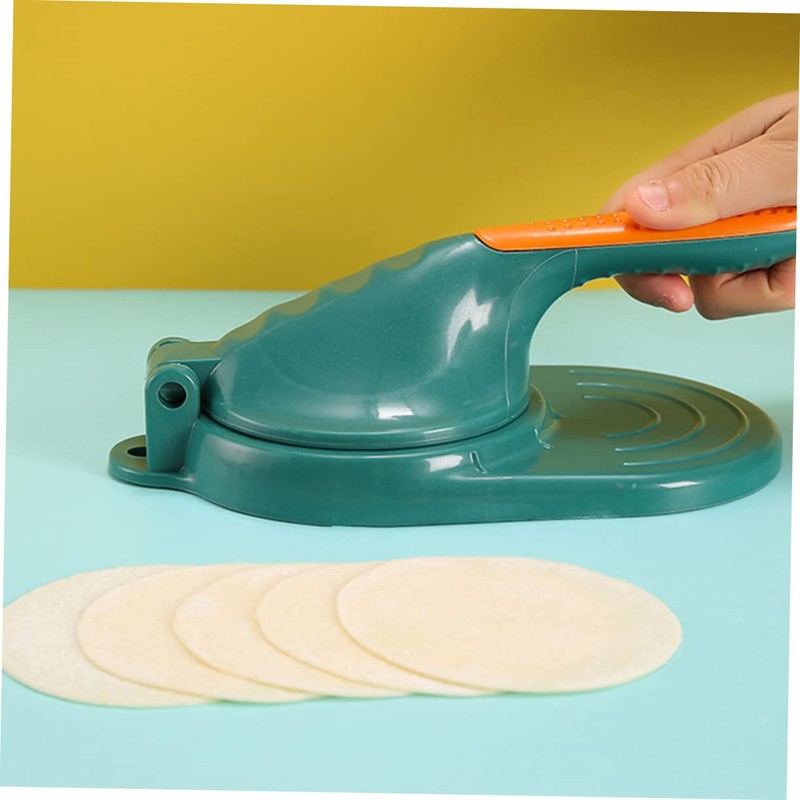 GRIRIW Dumpling Skin Presser Mold Pastry Wrapper Maker for Easy