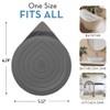 STOPRING The Ultimate Bathtub Drain Stopper/Silicone Bathroom Sink Stopper/Kitchen Sink