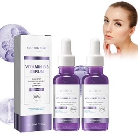 Pemarlis 2pcs*30ml Vitamin B3 Gesichtsserum,Hyaluronsäure Face Serum, Hilft, die Haut mit Feuchtigkeit zu versorgen, Reduziert das Erscheinungsbild von Flecken und feinen Linien (10)