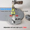 TOOVREN 4pcs Rolled Hem Presser Foot, Sewing Rolled Hemmer Foot,