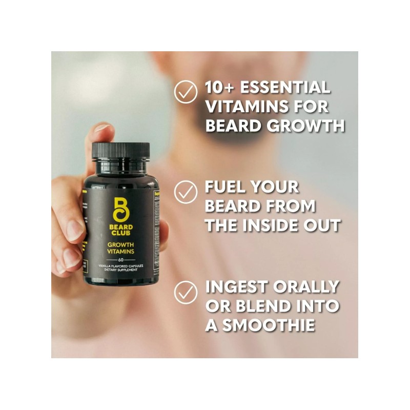 The Beard Club - Beard Growth Vitamins