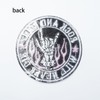 1 X Rock Emblem Embroidered Hot Melt Patch Clothes Hat