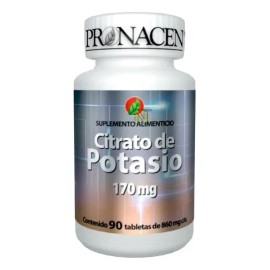 Citrato De Potasio 90 Tabletas Pronacen