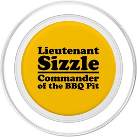 Lieutenant Sizzle Commander of the BBQ Pit Grill Meat Daddy PopSockets PopGrip for MagSafe
