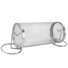 BBQ Net Tube Rolling Grilling Basket Stainless Steel Wire Mesh