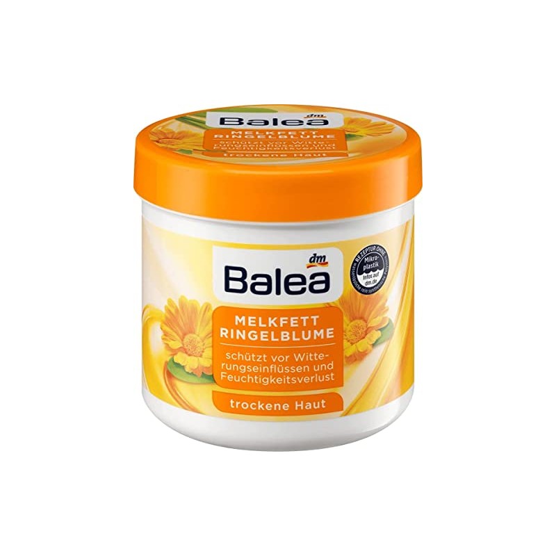 Balea Milk Fat Marigold, 250 ml, Cares for Dry, Stressed