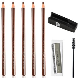 BDEPSTR Eyebrow Pencil, Multicoloured Eyebrow Pencil for Emphasized and Exactly Defined Eyebrows, Suitable for Makeup, Role Play and Other Occasions-C