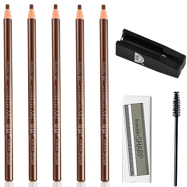 BDEPSTR Eyebrow Pencil, Multicoloured Eyebrow Pencil for Emphasized and Exactly