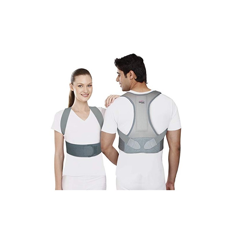 Tynor Posture Corrector, Grey, XL, 1 Unit
