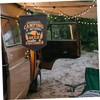 Mipcase Camping Flag Banner Triangle Bunting Decoration Durable Party Banner
