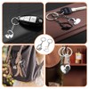 LKCCTK Pair Keychain, Couple Keyring, Cat, Heart Shape, Cute, Fashionable,
