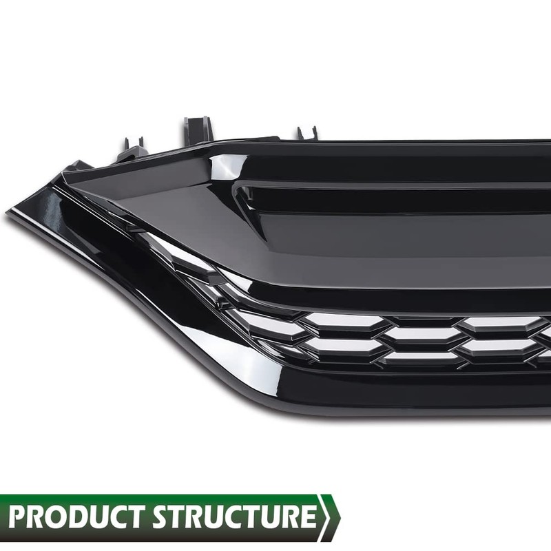 GRAND ORANGE Front Bumper Upper Grille Assembly Compatible with 2020
