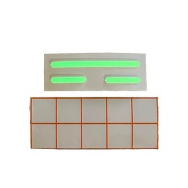 Glow-in-The-Dark Stickers for Heat and Volume controlls for VW ID.4, VW Golf MK8, Atlas (Regular).