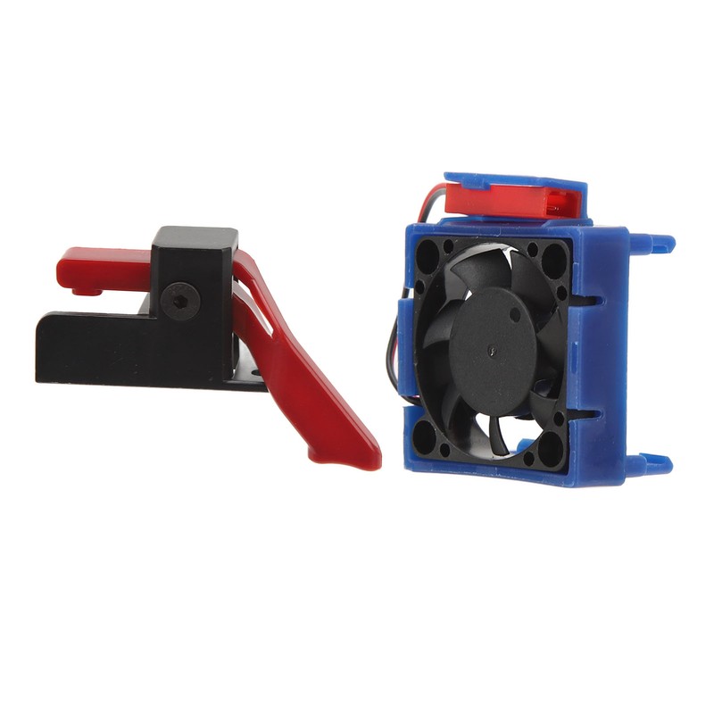ESC Cooling Fan ESC Reset Switch Set for Traxxas VXl