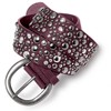Caspar GU248 Women's Wide Belt Waist Belt with Rivets and