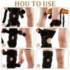 2 PCS Hinged Knee Brace Support for Men & Women,