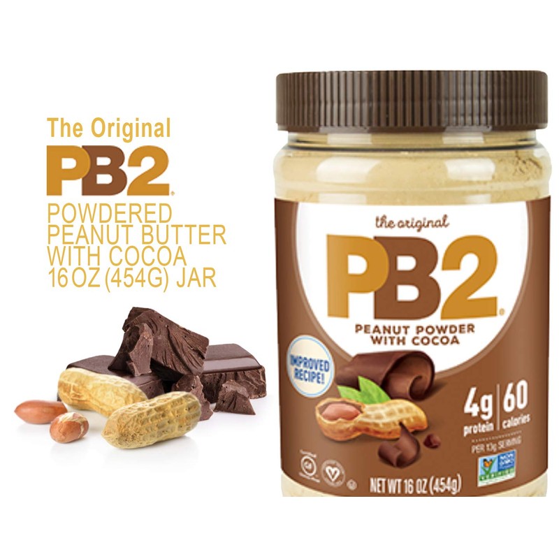 PB2 Powdered Peanut Butter with Cocoa Bundle, 16 oz (6