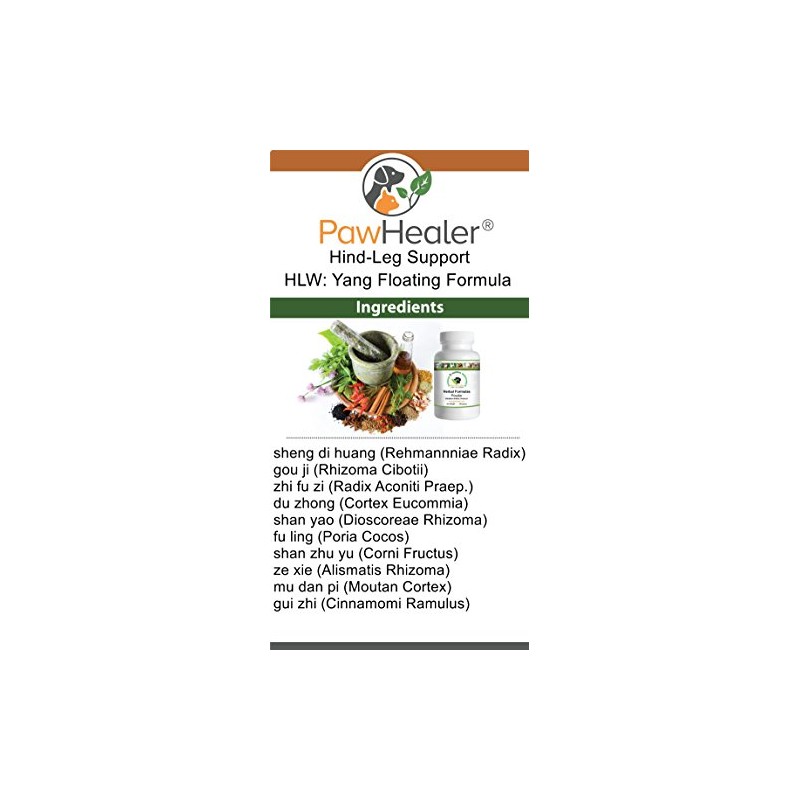 PawHealer Hind Leg Weakness: Yang Floating - 100 Grams-Herbal Powder-Dogs